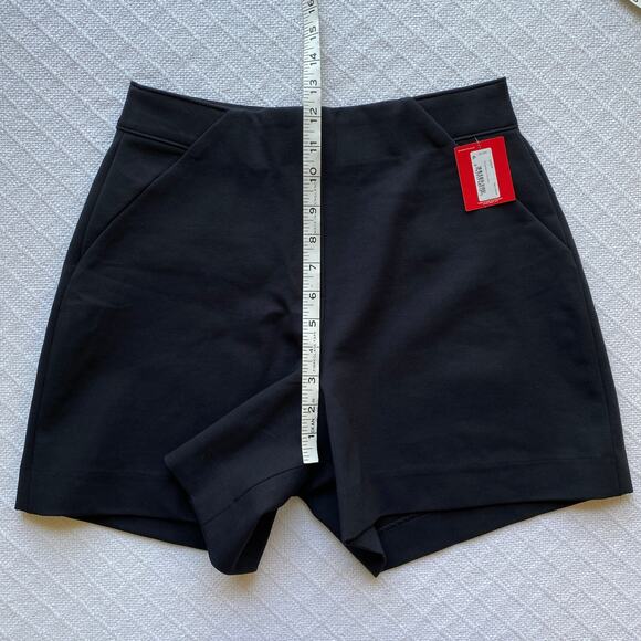 NWT Spanx The Perfect A-Line Short Black Pull-On Ponte Stretch Smoothing Small - Picture 14 of 16